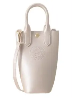 スターバックス　SAKURA2026ボトルショルダーバッグメタリックピンク