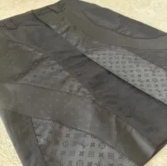 ルイヴィトン　シャドウ　モノグラム　ブラック　スカート 34