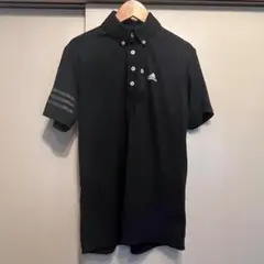 adidas ブラック ポロシャツ Sサイズ 1161
