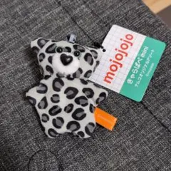 mojojojo きゃらぱぺ mini くま ヒョウ柄キーホルダー