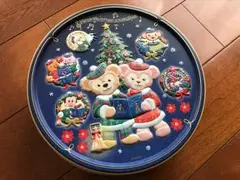 ディズニー ダッフィー シェリーメイ クリスマス 缶