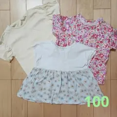ユニクロ　UNIQLO　半袖　Tシャツ　3点セット　100センチ