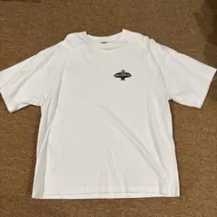 オーバーサイズ ホワイト Tシャツ ロゴ入り ベンデイビス