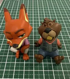 ズートピア フィギュア ニック・ニブルズ2種セット
