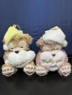 ダッフィー &シェリーメイ ぬいぐるみバッジ