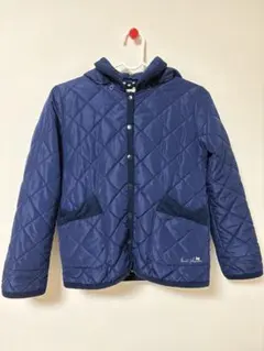 ニットプランナー Knit Planner ネイビーキルティングジャケット140