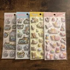 【新品】正規品 リラックマふにふにシール エアーシール 4枚セット