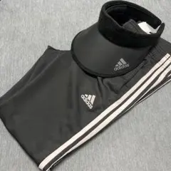 adidas バイザー　ジャージパンツ　2点セット