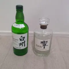 【空き瓶】　白州　響Japanese Harmony　白州のみ未洗浄