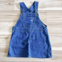 ⭐️匿名配送　デニム　ジャンパースカート　95cm 女の子　可愛い