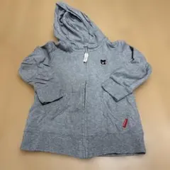 DOUBLE.B フード付きパーカー 100cm グレー