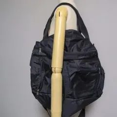 多機能 2way ボストンバッグ ショルダーバッグ 古着 黒 軽量