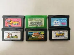 【動作確認済】ゲームボーイアドバンス用ソフト 6本まとめ