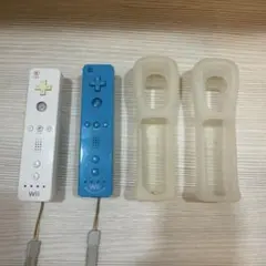 任天堂 Wii リモコン 2個セット ホワイト ブルー