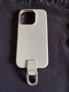 【最値下】objects.io 　iPhone15Proケース・レザーストラップ