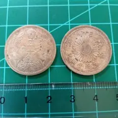 小型50銭　銀貨　鳳凰　１５枚　状態様々　まとめ売り AZ-080 戦前戦後 鳳凰 50銭 銀貨 五十銭 大正 11年 12年 13年 14年 32