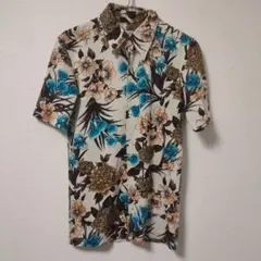 NICOLE CLUB フラワープリント 半袖シャツ