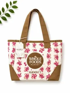 Whole Foods Market　ミニトートバッグ【プルメリア柄】のサムネイル