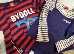 Baby doll 長袖 ワンピース 2枚 セット　110