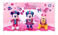 Minnie’s パルパルーザ ミニー・プルート２個ぬいぐるみバッジセッ