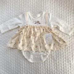 【新品未使用】mamaraku ロンパース 80サイズ