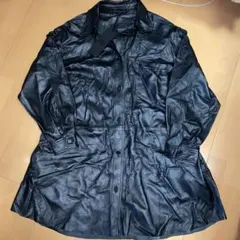 ザラ　STEVENMEISEL レザーシャツワンピース