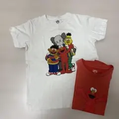 セサミストリート Tシャツ 130cm ユニクロ　白