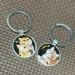 猫ちゃんキーリングセット