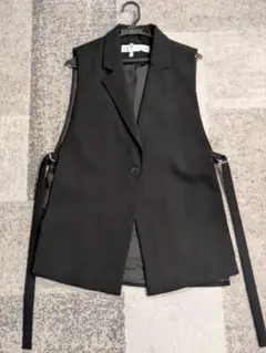 ZARA ブラック ノースリーブベスト XS - メルカリ