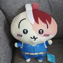 ヒロアカ×ちいかわ めちゃもふぐっとぬいぐるみ 轟焦凍×うさぎ