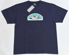 【新品タグ付】BEAMS T サンフランシスコ グラフィック Tシャツ L 紺