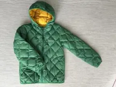 ●モンベル●ダウンコート120サイズ　リバーシブルタイプ