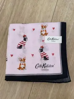 Cath Kidston コーギー柄 大判ハンカチ