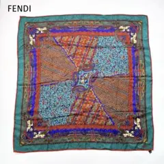 FENDIフェンディ細長いスカーフ 鳥モチーフ - メルカリ