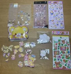 ディズニー＆動物たちのぷっくりシールセット