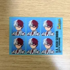 僕のヒーローアカデミア　ヒロアカ　オープンスクール　証明写真シール　轟焦凍