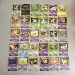 11 ポケモンカード　30枚　旧裏　セット