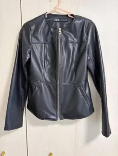ZARA ブラック レザージャケット