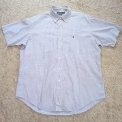 ポロラルフローレン 半袖シャツ CLASSIC FIT チェック Lサイズ