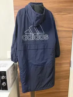 adidas ✖️moussy ベンチコート ネイビーのサムネイル