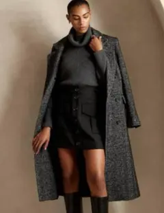 バナナリパブリック　ウールミニスカート