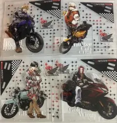 最遊記 Hondaバイク 三蔵 特典クリアカード U字型缶バッジ マグネット
