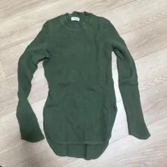 STYLEMIXER オリーブ色 長袖ニット FREEサイズ