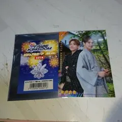 GENERATIONSキングダム片寄涼太さん小森隼さんビジュアルカード浴衣