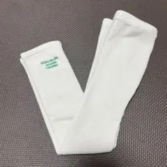 バースデイ　レギンス　厚手　ニット　タイツ　英語刺繍　ホワイト系　95