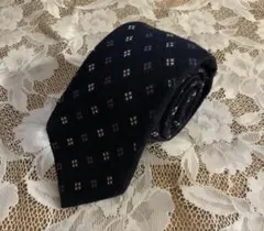 FAIRFAX ネクタイ ネイビー シルクウール