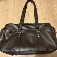 値下げ交渉可能！！ スクールバッグ ブラウン 合皮 通学バッグ