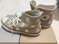 CONVERSE オールスター (R) デイジーフラワー HI BEIGE