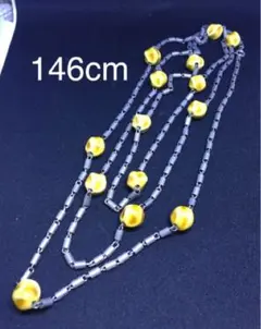 昭和レトロアクセサリー　ロングネックレス