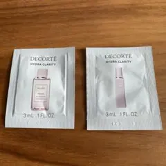 DECORTE イドラクラリティ　乳液20包、化粧水15包セット